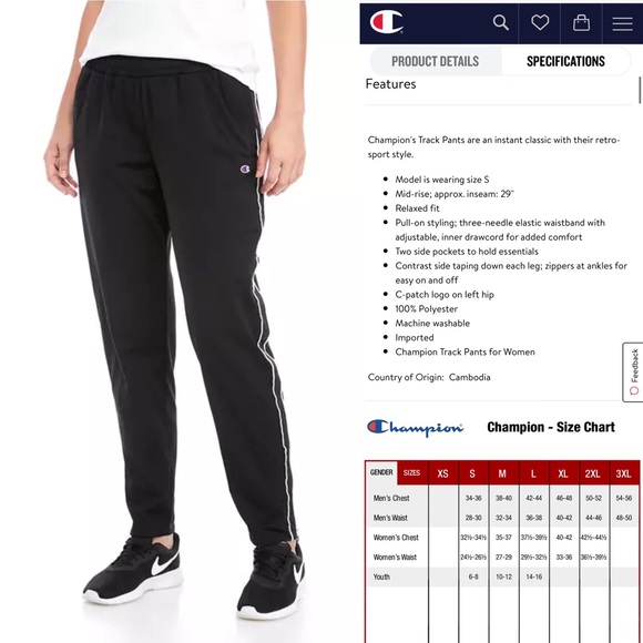 🖤Champion Track Pants🤍 - Picture 16 of 16